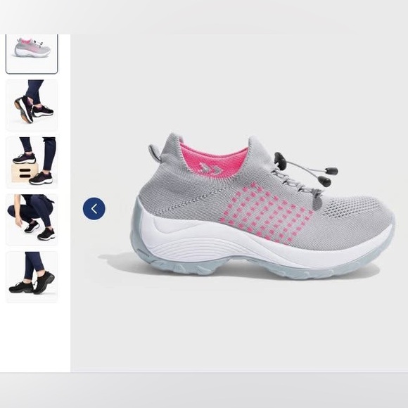 Comfort Wear Non-Slip Healthcare Worker Ortho Stretch Cushion Shoes sz 39.5 (8) - Picture 2 of 8